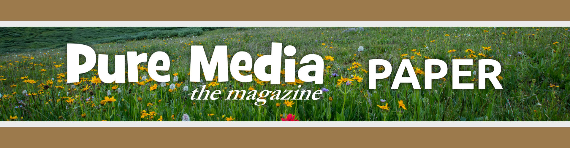 Pure Media the Magazine, paper